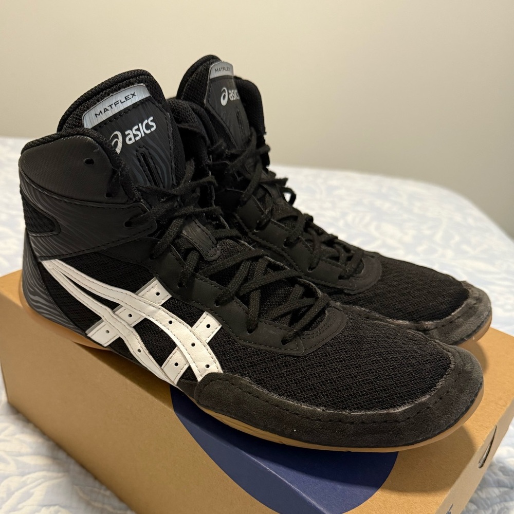 ASICS MATFLEX 7 Black Wrestling Shoes
